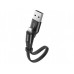 Кабель Baseus Nimble Portable Cable USB to Lightning 0.23m Чорний