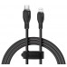 Кабель Baseus Pudding Series Fast Charging Cable Type-C to iP 20W 1.2m Cluster Чорний