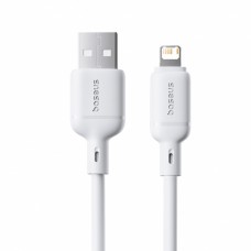 Кабель Baseus Silky Series Fast Charging Cable USB to iP 2.4A 1m Білий