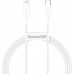 Кабель Baseus Superior Series Fast Charging Data Cable Type-C to iP PD 20W 2m Білий