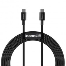 Кабель Baseus Superior Series Fast Charging Data Cable Type-C to Type-C 100W 1m Чорний
