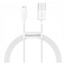 Кабель Baseus Superior Series Fast Charging Data Cable USB to iP 2.4A 1.5m Білий
