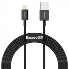 Кабель Baseus Superior Series Fast Charging Data Cable USB to Lightning 2.4A 2m Чорний