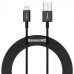 Кабель Baseus Superior Series Fast Charging Data Cable USB to Lightning 2.4A 2m Чорний