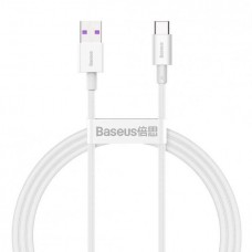 Кабель Baseus Superior Series Fast Charging Data Cable USB to Type-C 66W 1m Білий