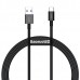 Кабель Baseus Superior Series Fast Charging Data Cable USB to Type-C 66W 2m Чорний
