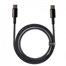 Кабель Baseus Tungsten Gold Fast Charging Data Cable Type-C to Type-C 100W 2m Чорний