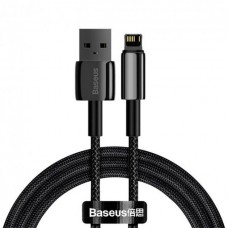 Кабель Baseus Tungsten Gold Fast Charging Data Cable USB to Lightning 2.4A 1m Чорний