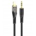 Кабель AUX Hoco UPA25 Transparent Discovery Edition Digital audio conversion cable Lightning Чорний
