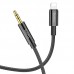 Кабель Hoco AUX UPA19 digital audio conversion cable Lightning Чорний