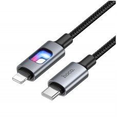 Кабель Hoco U144 New PD27W charging data cable iP Чорний