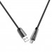 Кабель Hoco U35 Space shuttle smart power off Micro charging data cable ( L-1.2 ) Чорний