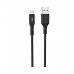 Кабель Hoco U79 Admirable smart power off charging data cable for Micro Чорний