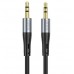 Кабель Hoco UPA22 UPA22 AUX silicone audio cable Чорний