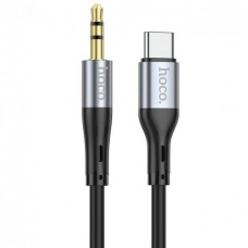 Кабель Hoco UPA22 Type-C silicone digital audio conversion cable Чорний