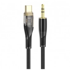 Кабель Hoco UPA25 Transparent Discovery Edition Digital audio conversion cable Type-C Чорний