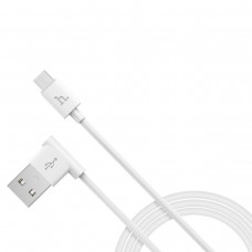 Кабель Hoco UPM10 L shape changing cable for Micro USB Білий