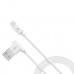 Кабель Hoco UPM10 L shape changing cable for Micro USB Білий