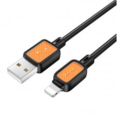 Кабель Hoco X108 Benefit silicone charging data cable iP Чорний