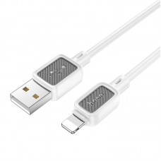 Кабель Hoco X108 Benefit silicone charging data cable iP Білий
