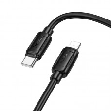 Кабель Hoco X115 Surpass PD27W fast charging data cable iP Чорний