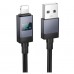 Кабель Hoco X118 Generous charging data cable with display iP Чорний