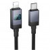 Кабель Hoco X118 Generous PD27W charging data cable with display iP Чорний