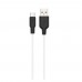 Кабель Hoco X21 Plus Silicone charging cable for Micro 1m Чорний  Білий