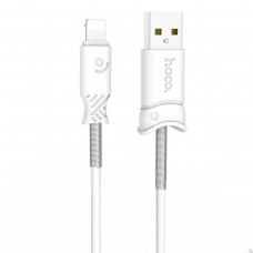 Кабель Hoco X24 Pisces charging data cable for Lightning Білий