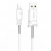 Кабель Hoco X24 Pisces charging data cable for Lightning Білий