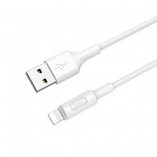 Кабель Hoco X25 Soarer charging data cable for Lightning Білий