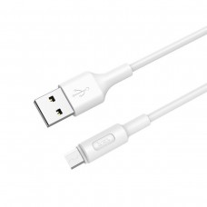 Кабель Hoco X25 Soarer charging data cable for Micro Білий