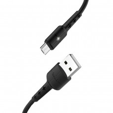 Кабель Hoco X30 Star Charging data cable for Micro USB Чорний