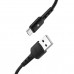 Кабель Hoco X30 Star Charging data cable for Micro USB Чорний