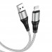 Кабель Hoco X50 Excellent charging data cable for Lightning Сірий