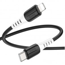 Кабель Hoco X82 iP PD silicone charging data cable Чорний
