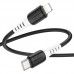 Кабель Hoco X82 iP PD silicone charging data cable Чорний