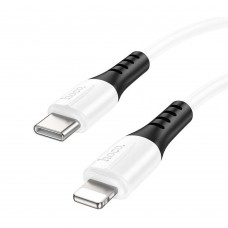 Кабель Hoco X82 iP PD silicone charging data cable Білий