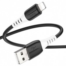 Кабель Hoco X82 iP silicone charging data cable Чорний