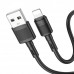Кабель Hoco X83 iP Victory charging data cable Чорний