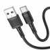 Кабель Hoco X83 Type-C Victory charging data cable Чорний