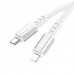 Кабель Hoco X85 iP Strength PD charging data cable Білий