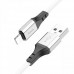 Кабель Hoco X86 Spear silicone charging data cable USB to Lightning (для iPhone 5 6 7 8 X) Белый
