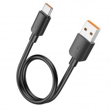 Кабель Hoco X96 Hyper 100W charging data cable Type-C(L-0.25M) Чорний