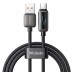 Кабель McDodo LED Display USB-A to USB-C 6A Data Cable 1.2m Чорний