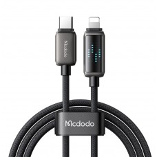 Кабель McDodo LED Display USB-C to Lightning 36W Data Cable 1.2m Чорний
