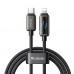 Кабель McDodo LED Display USB-C to Lightning 36W Data Cable 1.2m Чорний