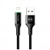 Кабель McDodo Nest Series Auto Power Off Lightning Cable 1.2m CA-7410 Чорний