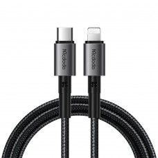 Кабель McDodo Prism Series 36W Type-C to Lightning Data Cable1.8m CA-2851 Чорний