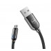 Кабель McDodo Smart Series Auto Power Off Micro USB Cable 1m CA-6200 Чорний